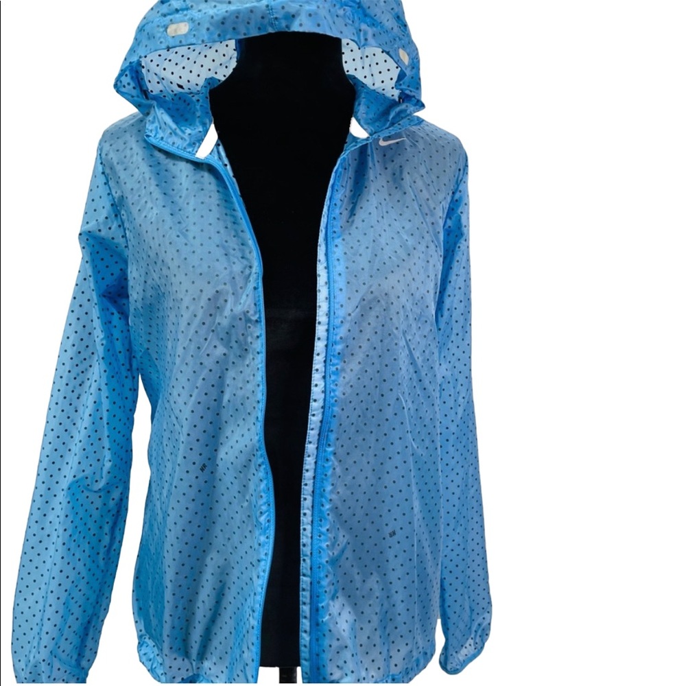 NWOT Women’s Nike Cyclone Vapor Breathable Running Jacket Blue Size Medium